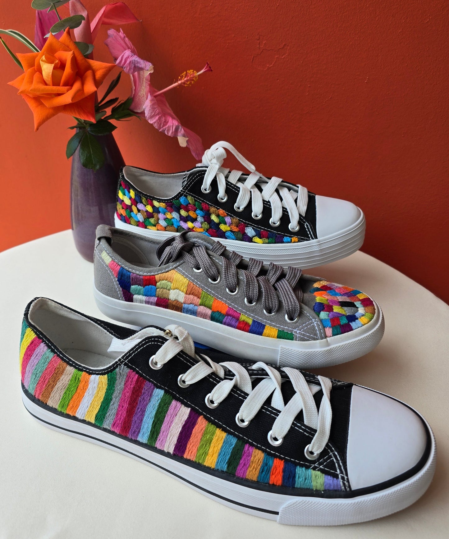 "You Pick" Pattern Multi-Colored Shoe
