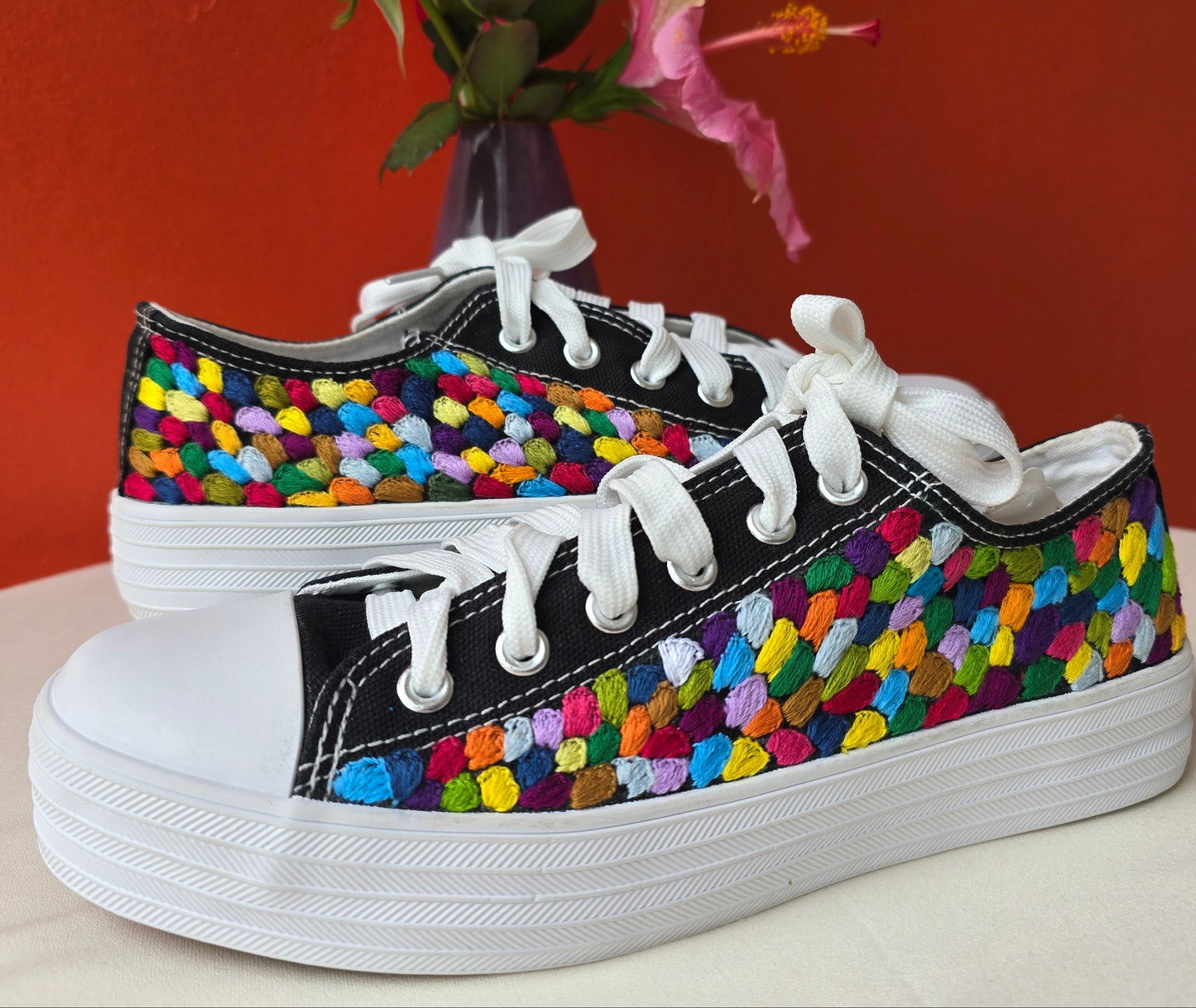"You Pick" Pattern Multi-Colored Shoe